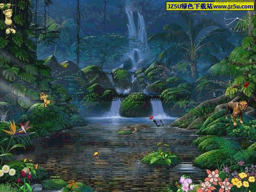 非常不错的屏幕保护【动物世界】 绿色版