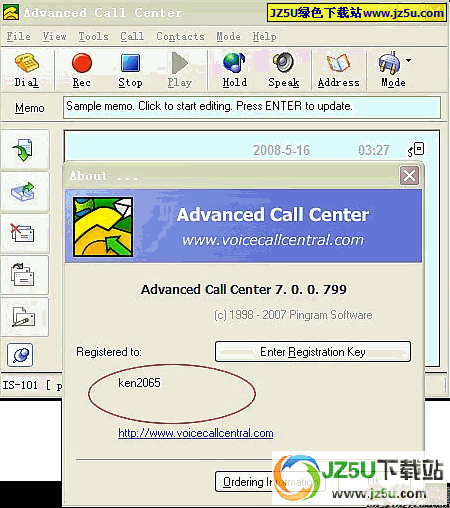 Advanced Call Center【來(lái)電監(jiān)測(cè).設(shè)定問(wèn)候語(yǔ).對(duì)話錄音等】v7.0特別版