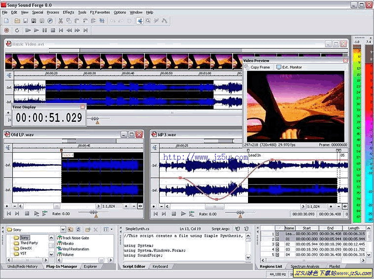Sony Sound Forge(專業(yè)音效編輯)v10.0漢化綠色完整版
