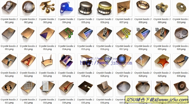 精品3D圖標(biāo)Cryo64全系列【共10套764枚】【128*128】