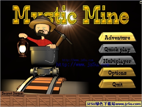 神奇礦山(Mystic Mine)v1.1綠色版_扮演扳道工看守著采礦車