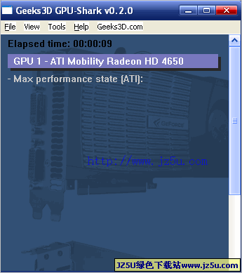 GPU Shark 显卡识别状态监视0.13.1.0 英文绿色版
