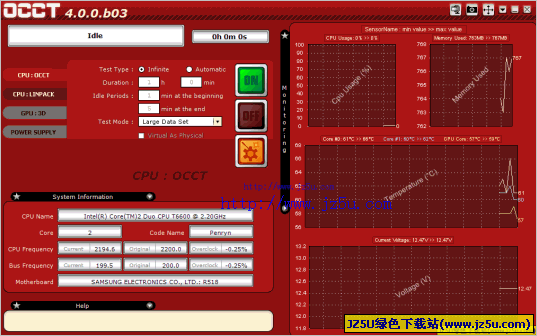 OCCT電源測(cè)試 5.3.3.5 多語言綠色版