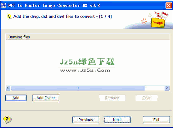 dwg轉jpgDWG to Raster Image Converter MX 3.8特別版