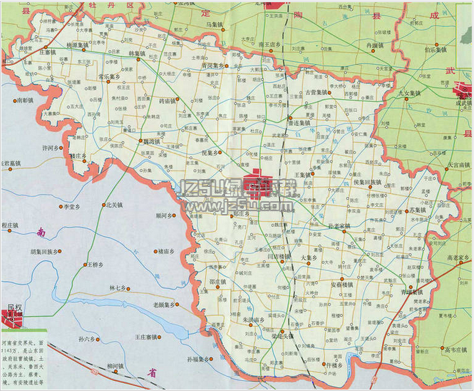 曹县地图全图1.0 高清版