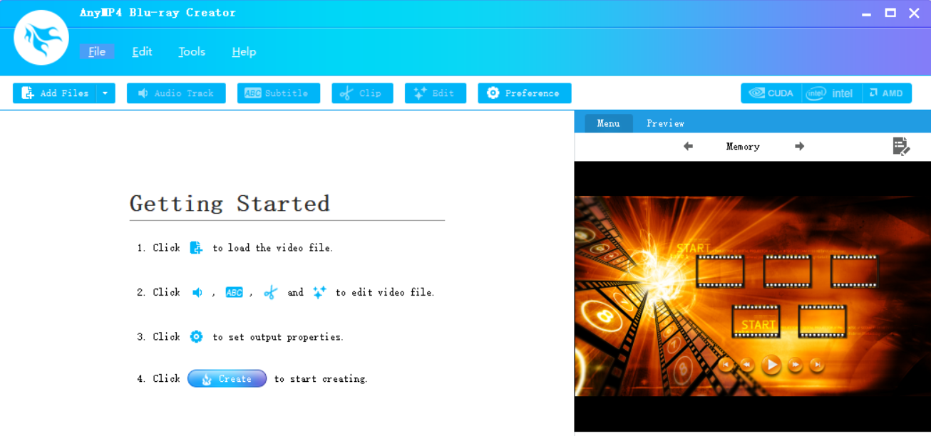 AnyMP4 Blu-ray Creator 1.1.59 版