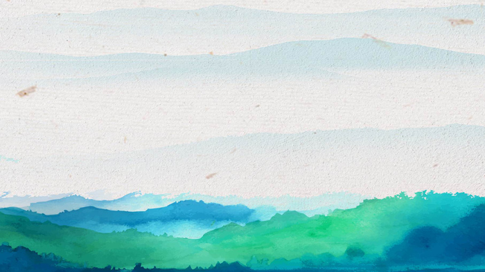 水墨群山幻灯片背景图片 2019 通用版