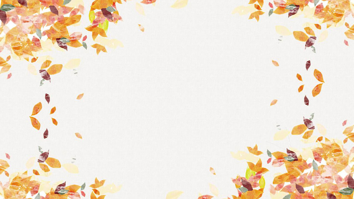 秋天叶子PPT背景图片 版