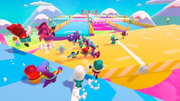 糖豆人抓尾巴游戏截图