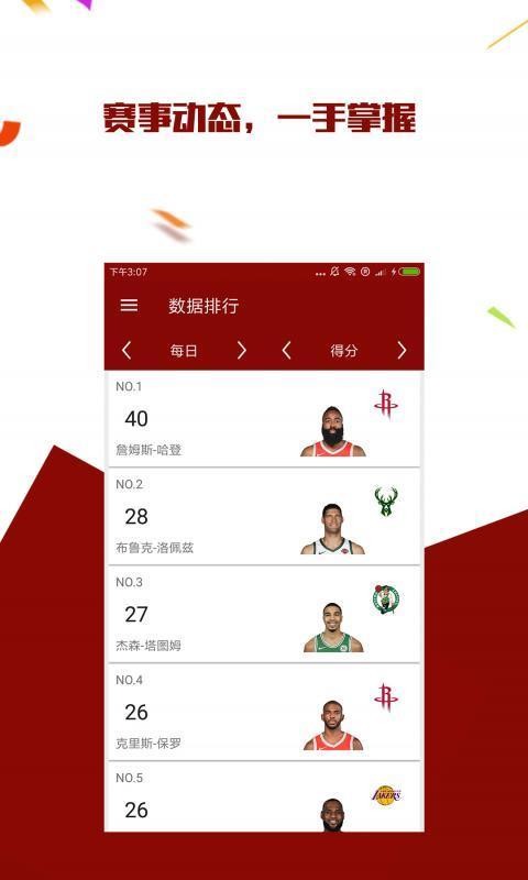 籃球資訊截圖