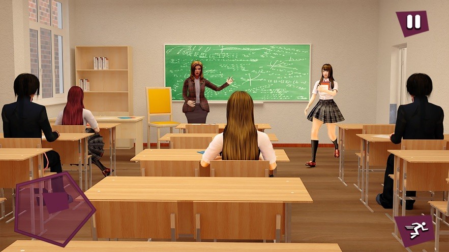動漫學校的女孩生活模擬器手機版截圖