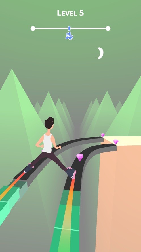 我轮滑贼六手游截图