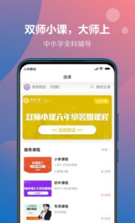 双师互动课堂截图