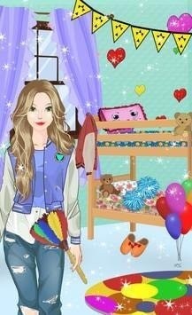 凌乱的大学宿舍装饰截图