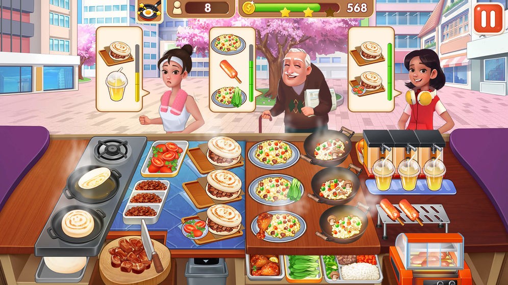 楼下的早餐店截图