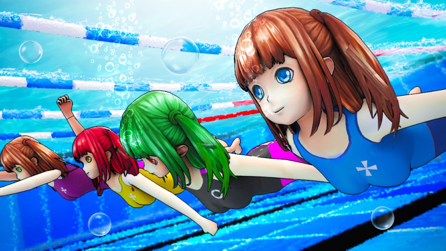 動漫女孩夏季運動會手機版