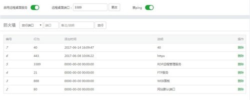 寶塔面板截圖