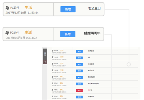 敬業(yè)簽桌面便簽軟件截圖