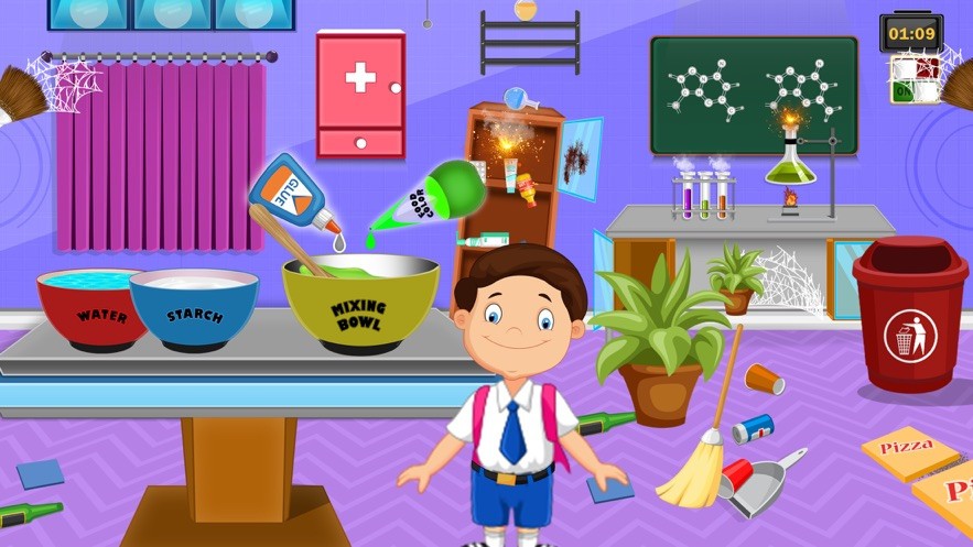 假装镇学校手游截图