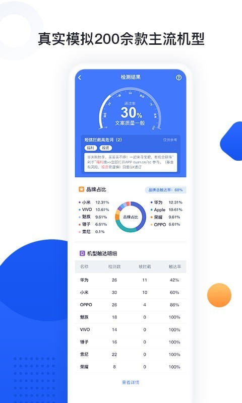 閃測(cè)截圖