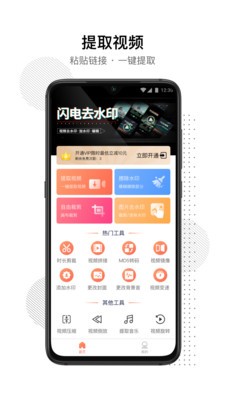 閃電去水印截圖