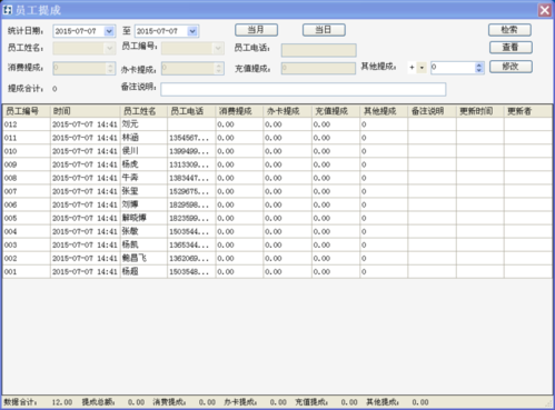1+1美容美發(fā)管理系統(tǒng)截圖
