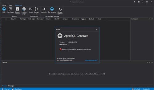 ApexSQLGenerate截图