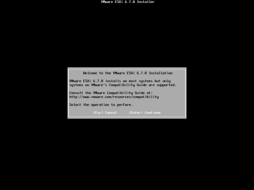 vmware esxi6.7截圖
