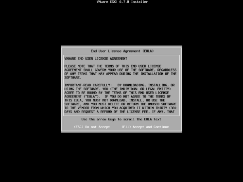 vmware esxi6.7截圖