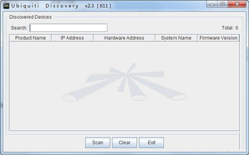 Ubiquiti discovery端口掃描儀器截圖