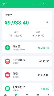 薄荷記賬截圖