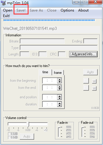 Mp3Trim截圖