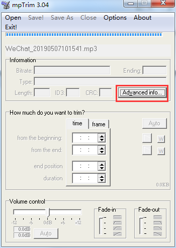 Mp3Trim截圖