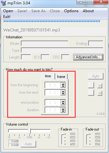 Mp3Trim截圖