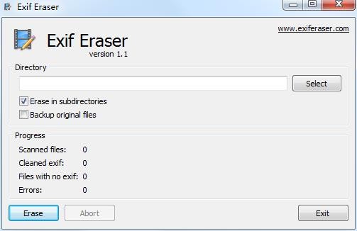 EXIF Eraser截圖