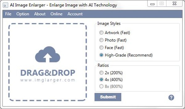 AI Image Enlarger截圖