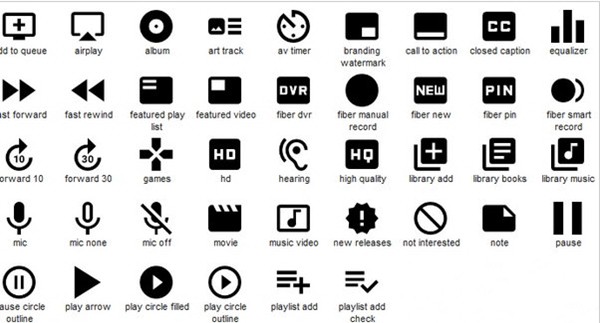 Axure Icon截圖