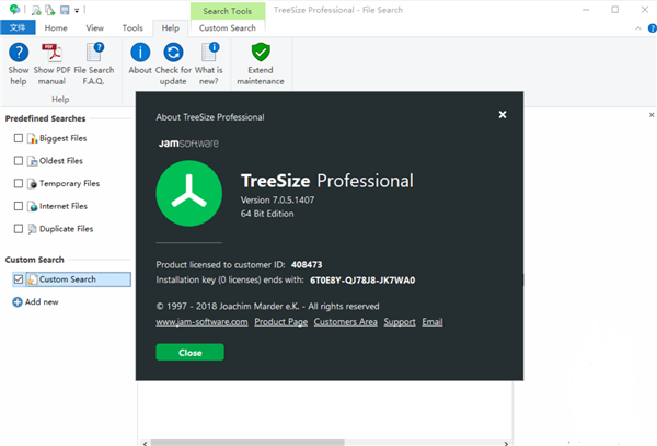 TreeSize Professional截圖