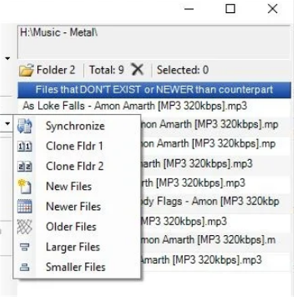 File Synchronizer截圖