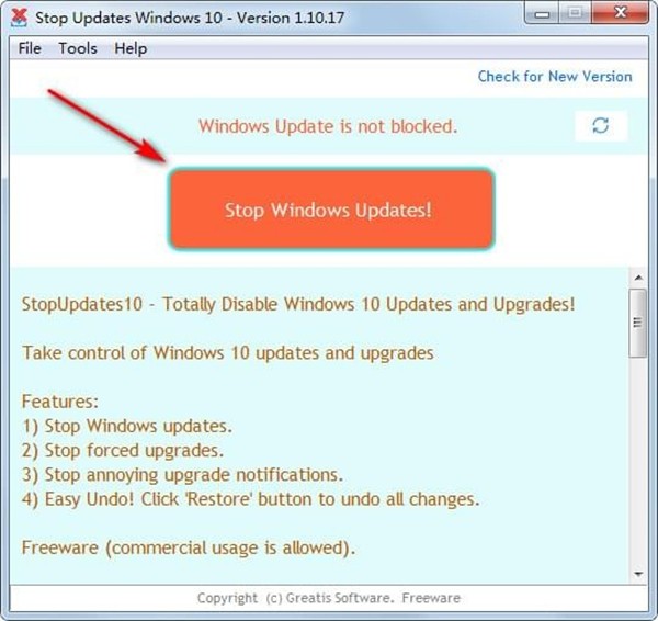 StopUpdates10截圖