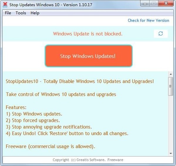 StopUpdates10截圖