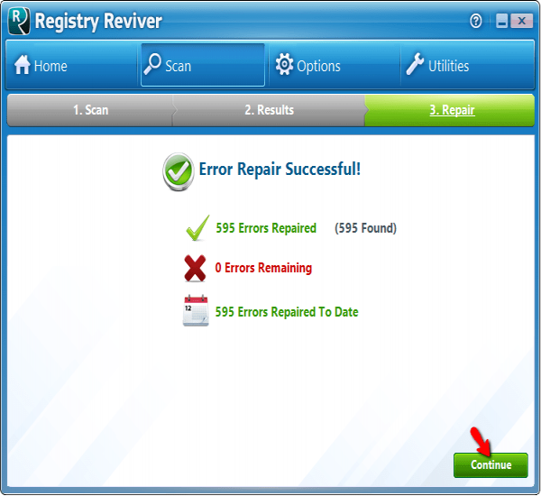 Registry Reviver截圖