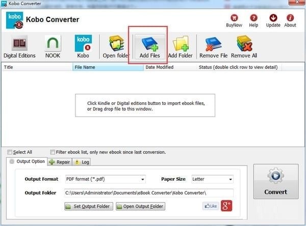 Kobo Converter截圖