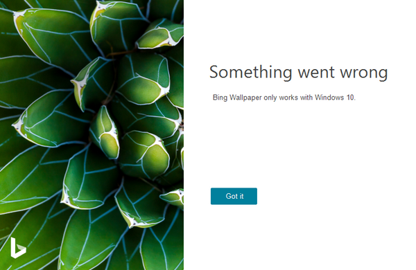Bing Wallpaper截圖
