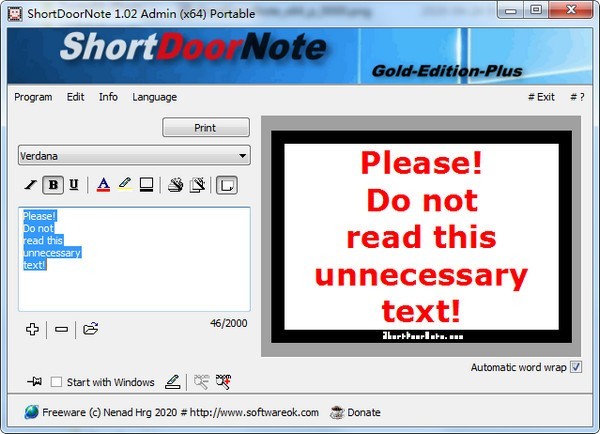 ShortDoorNote截圖