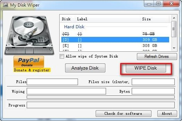 My Disk Wiper截圖