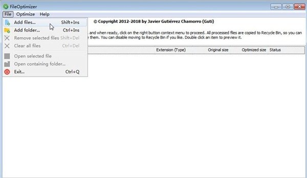 FileOptimizer截圖