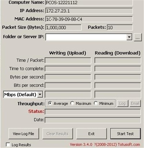 LAN Speed Test截圖