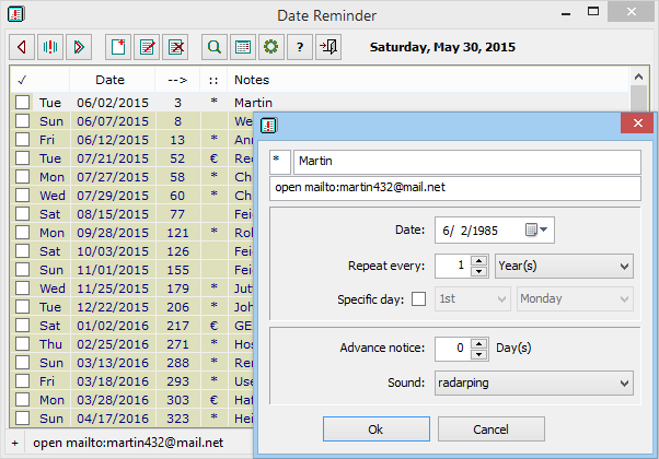 Date Reminder截圖