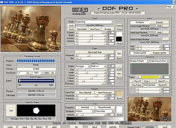 DOF PRO截圖